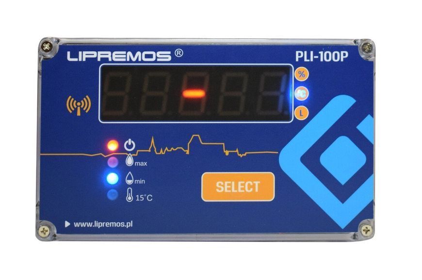 Рівнемір SWIMER LIPREMOS цифровий електронний Online GPRS монохром PLI100 фото