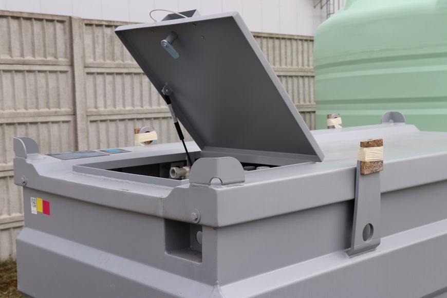 Мобільна АЗС MobiSTEEL 1000 резервуар сталевий двостінний сертифіикат ADR ДОПНВ для перевезення ДП mobiSTEEL1000 фото