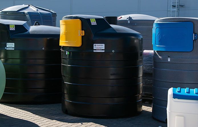 Міні АЗС SWIMER 2500 літрів BLACK Eco Line ELDP для дизельного пального 2500BLACK фото